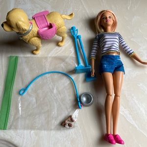 Barbie dog walker